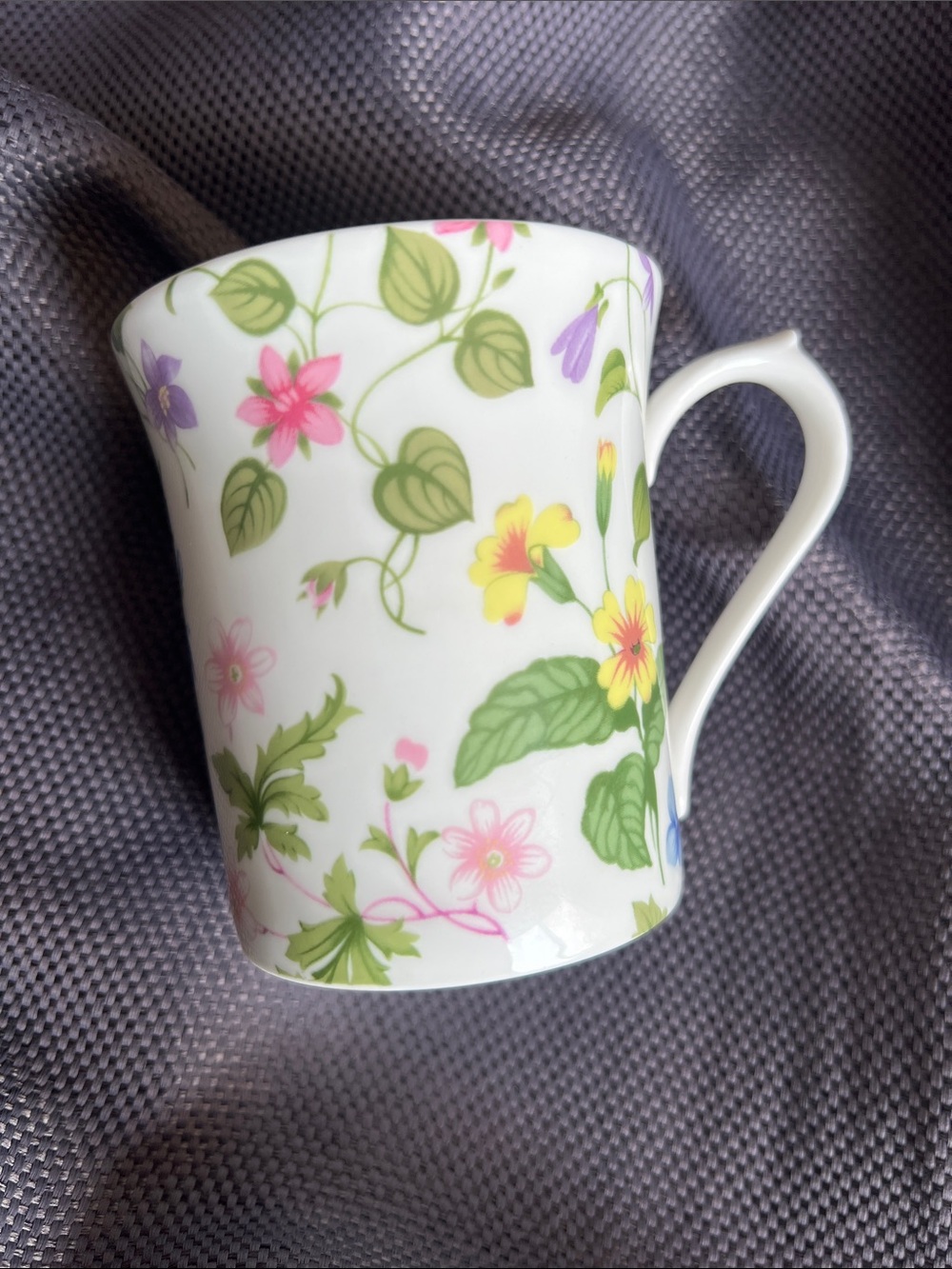 Queen’s China by Crawford - Country Meadow design, bone china made in England